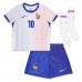 Camiseta Francia Kylian Mbappe #10 Segunda Equipación Replica Eurocopa 2024 para niños mangas cortas (+ Pantalones cortos)